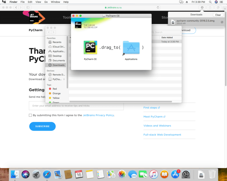 download pycharm macos